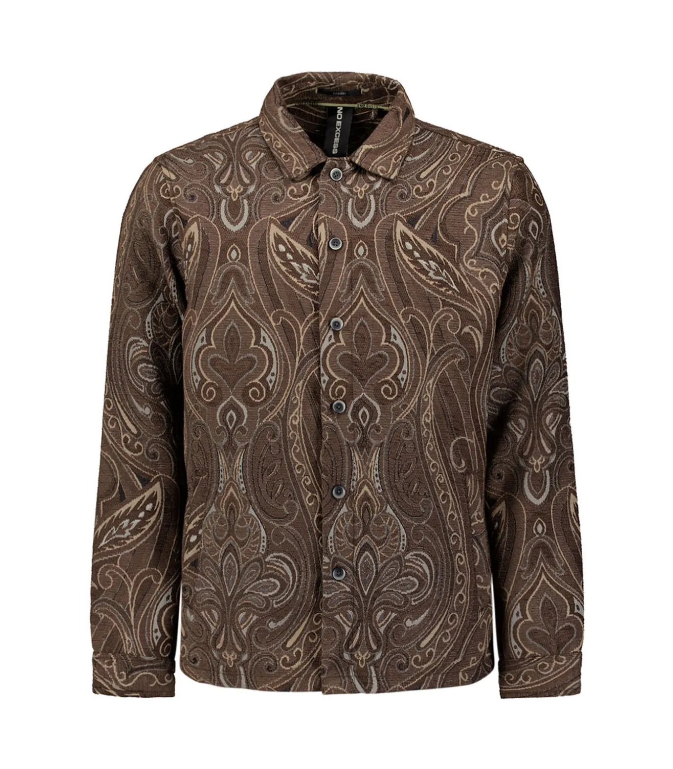 Heavy overshirt in jacquardpatroon