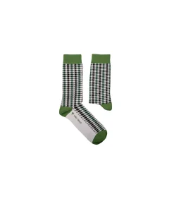 Heel Tread herensokken Pepitaruit groen