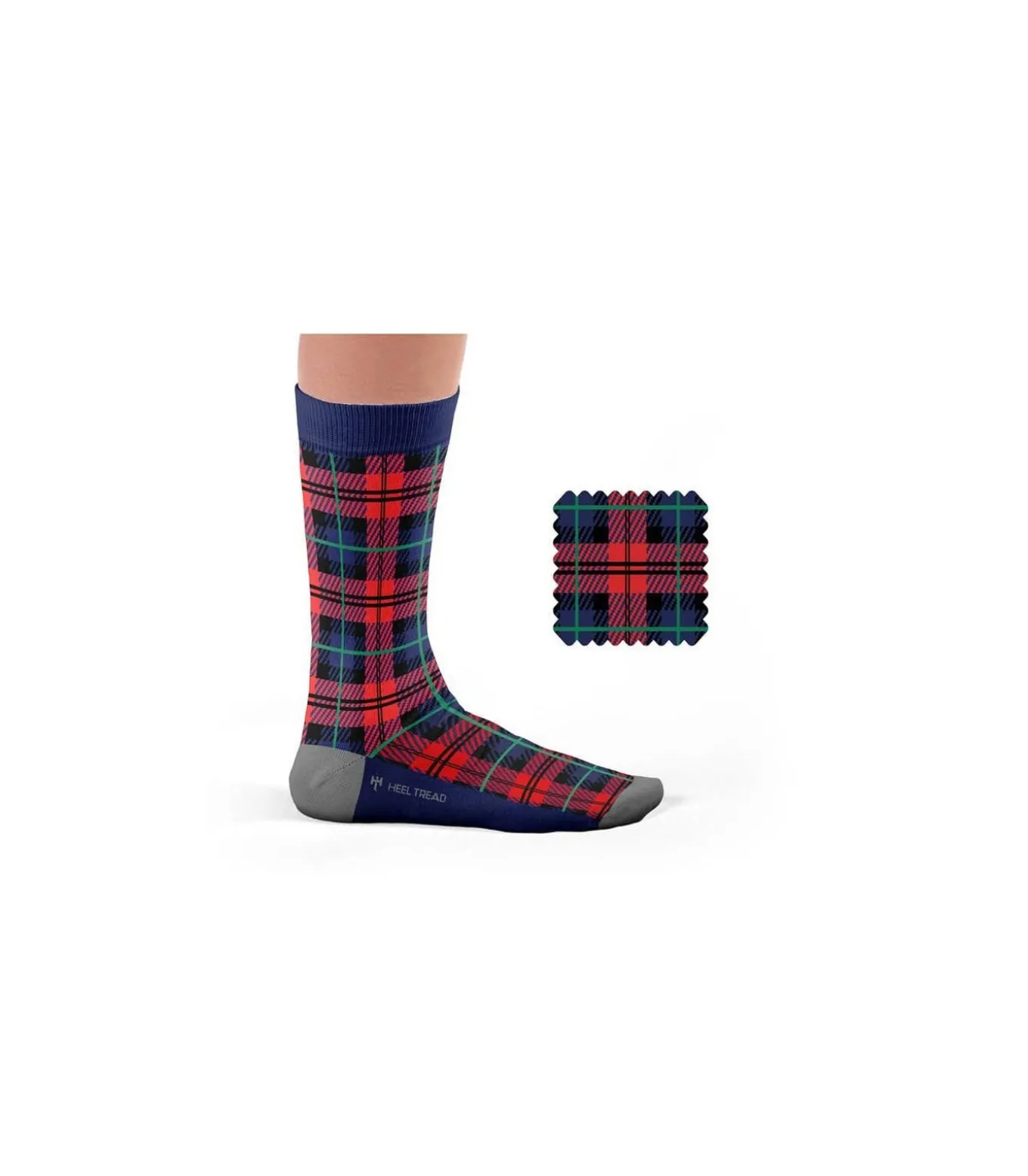 Heel Tread herensokken Tartan rood