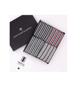 Heel Tread 4-pack sokken pepita gift box