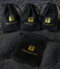 Heren Armband Leder - Zwart met Goud Kleurige Accenten