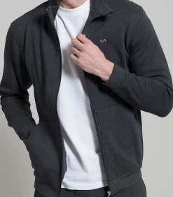 Heren huispak vest - Klimat Aktive - 550247 - Pyjama jasje met rits