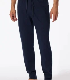 Heren lange pyjamabroek - NOS - MIX & Relax - 100% katoenen pyjamabroek met boorden