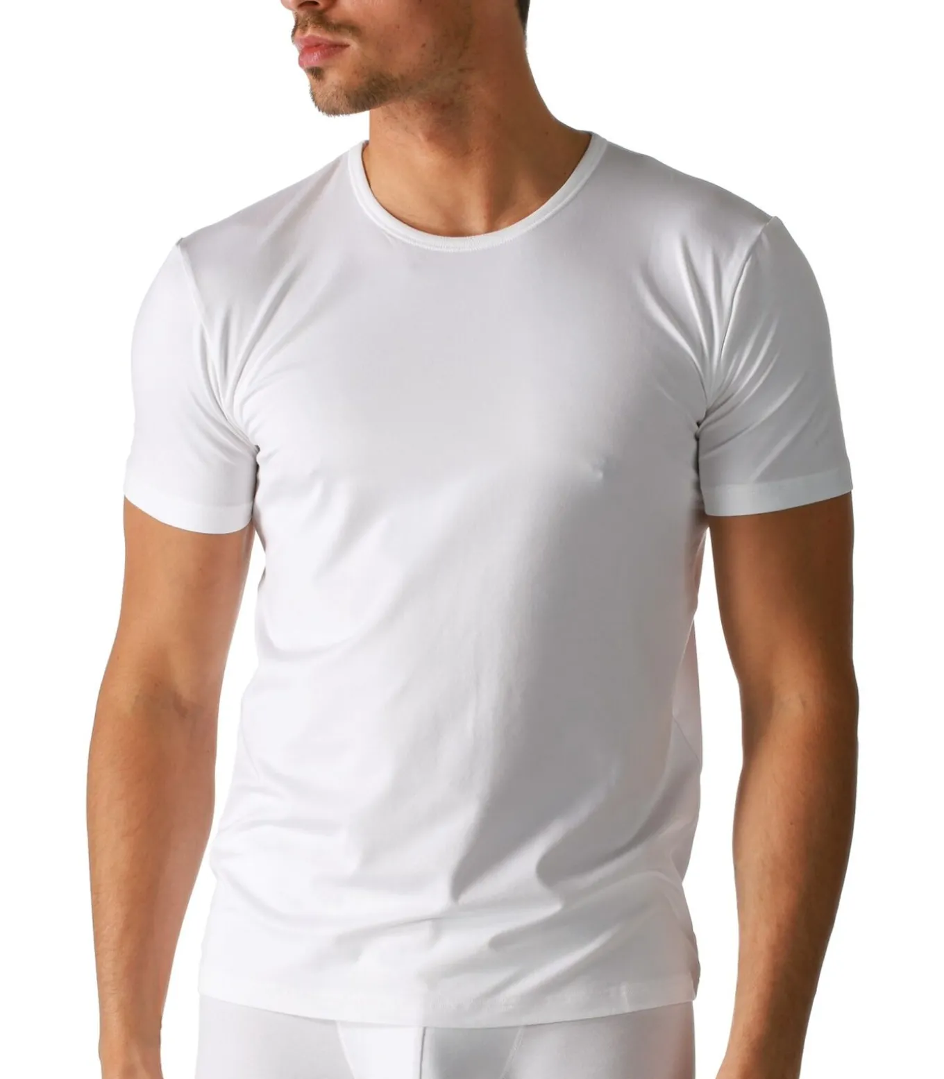 Heren Ondershirt Wit T-Shirt Dry Cotton