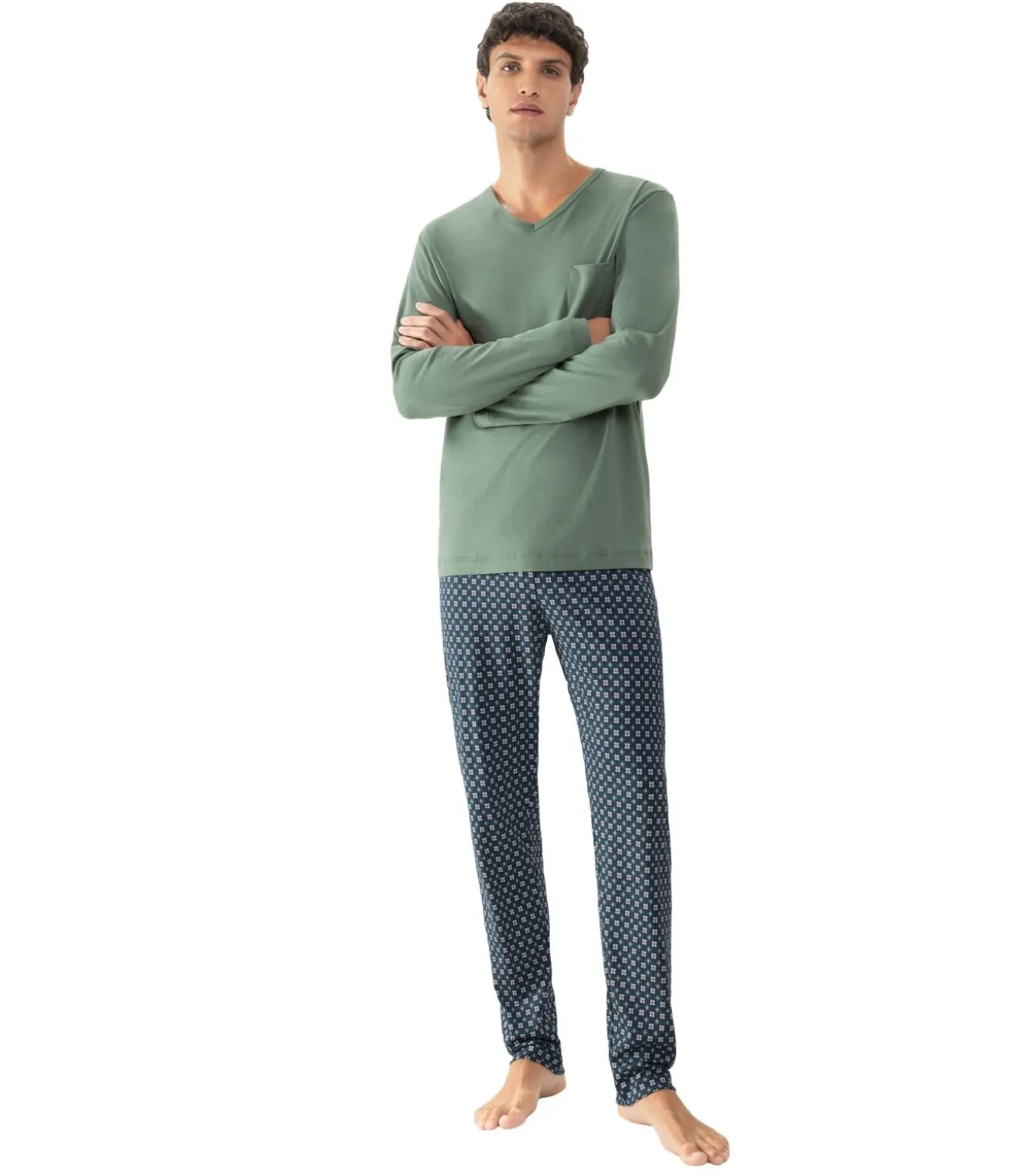 Heren Pyjama Groen
