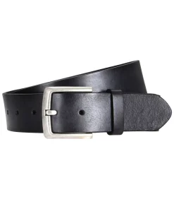 heren riem leer donkerblauw 40mm