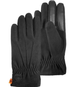 Herenhandschoenen in ultra waterafstotend tactiel fleece Zwart