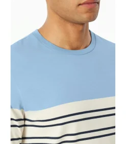 Herenpyjama Lang Pacific Blue