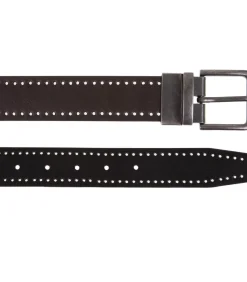 Herenriem 2 in 1 Zwart/Bruin