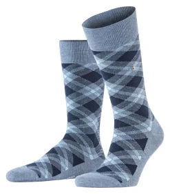 Herensokken Tartan Blauw