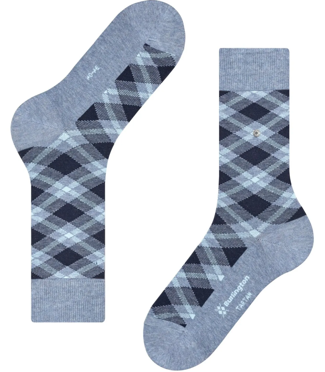 Herensokken Tartan Blauw