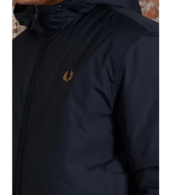 Hooded brentham jacket - navy
