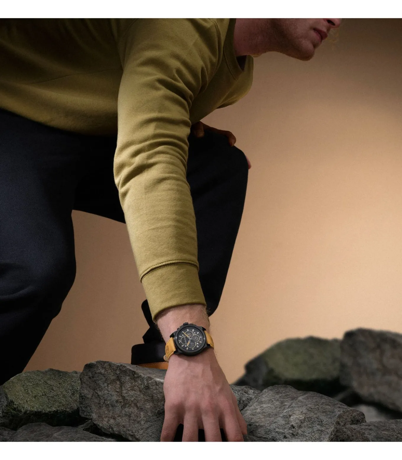 Horloge Fast Strike Black - Camel