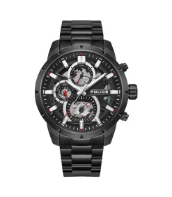 Horloge Neist Black Steel