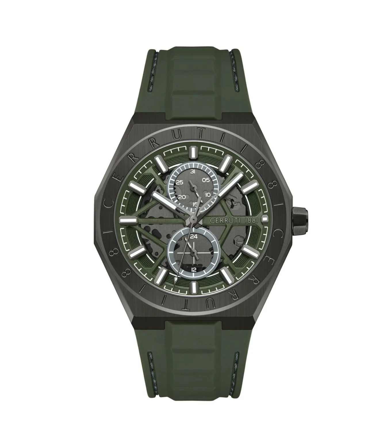 Horloge Ravello Green - Black
