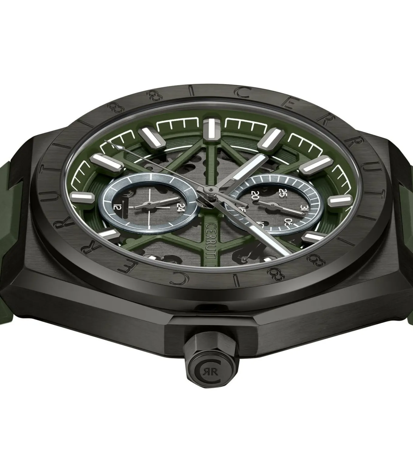 Horloge Ravello Green - Black