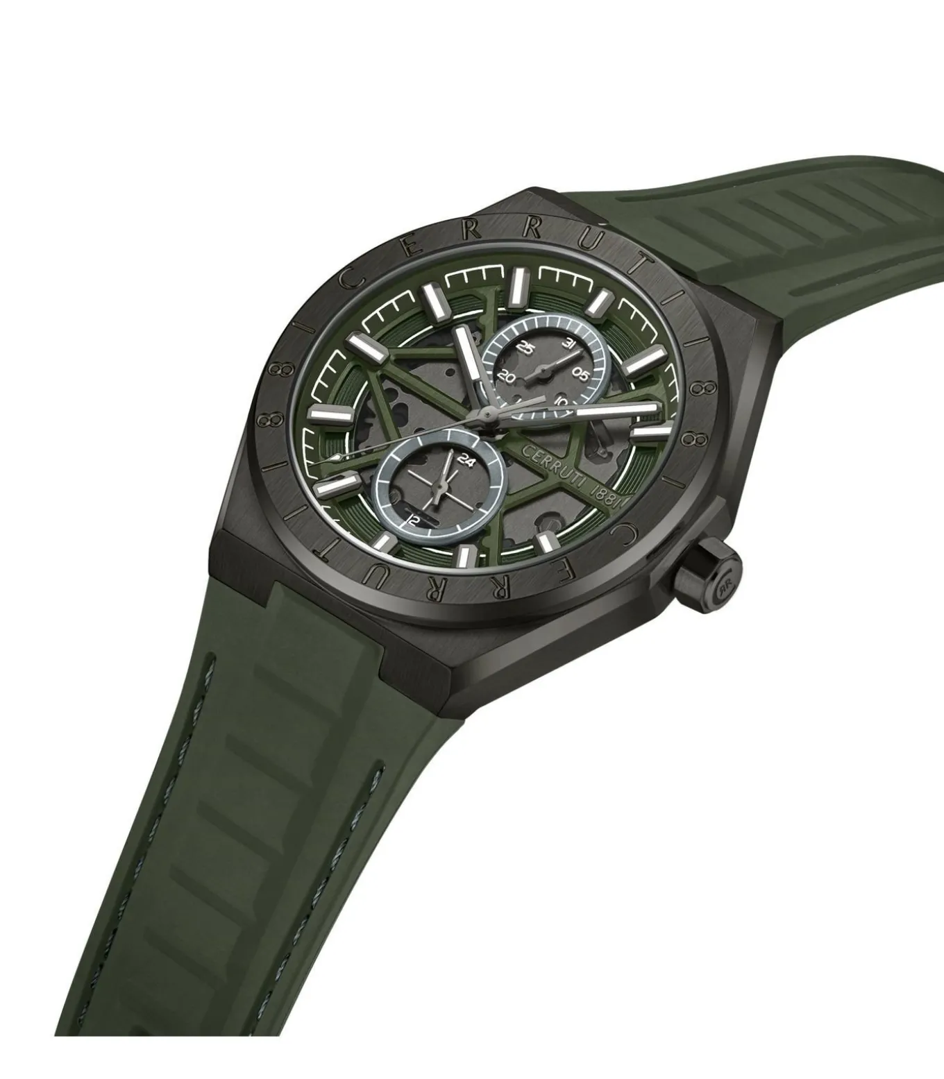 Horloge Ravello Green - Black