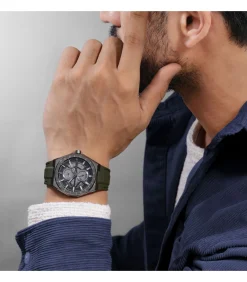 Horloge Ravello Green - Black