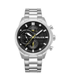 Horloge Reactor Black Steel