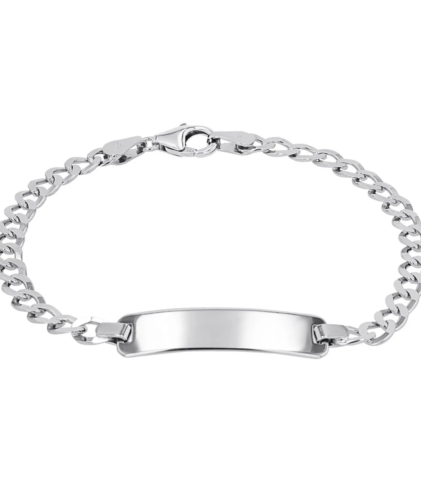 Identiteit Armband voor mannen en vrouwen, unisex, 925 Sterling zilver