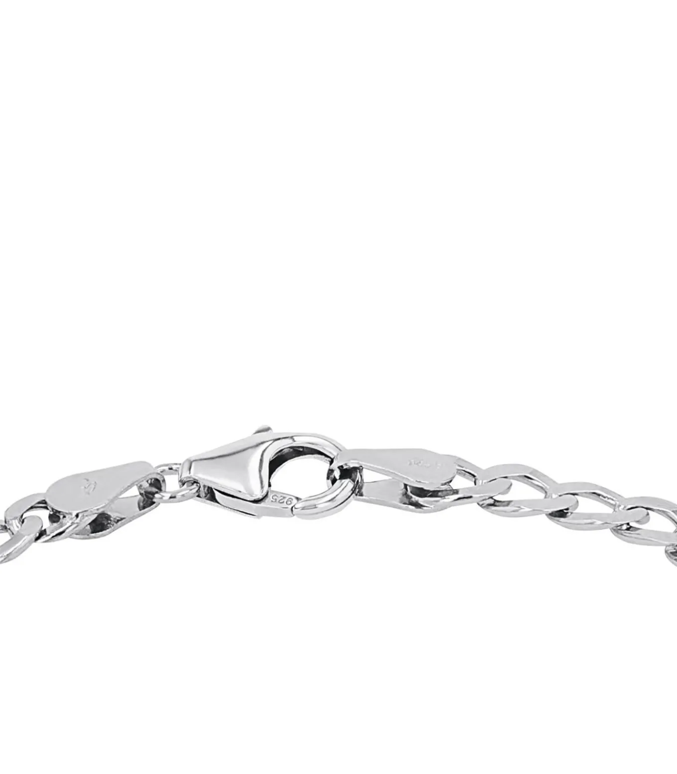 Identiteit Armband voor mannen en vrouwen, unisex, 925 Sterling zilver