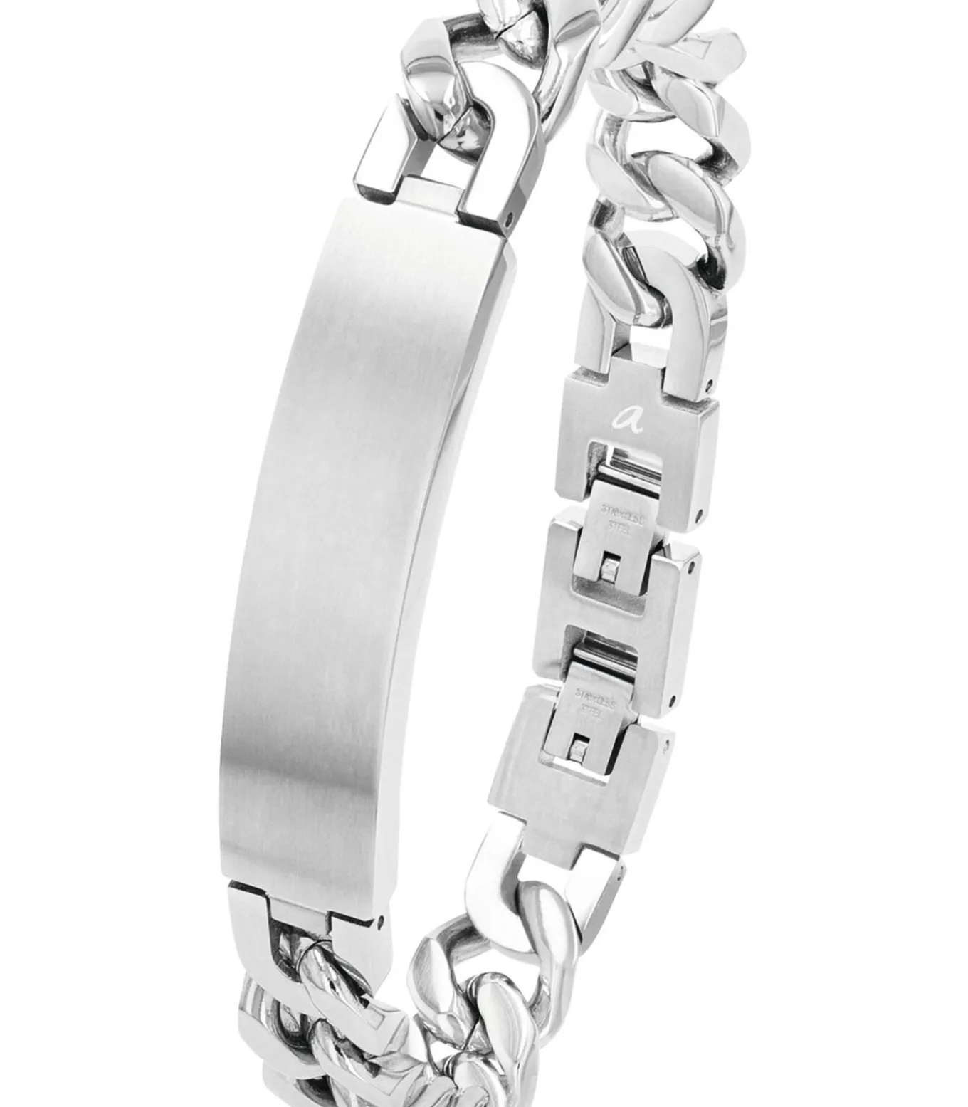 Identiteit Armband voor mannen, roestvrij staal