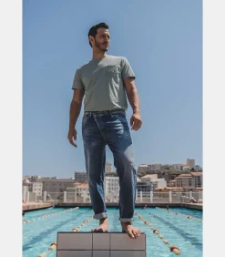 Jeans loose, wijd , 7/8