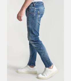 Jeans tapered , lengte 34