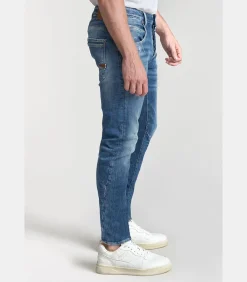 Jeans tapered , lengte 34