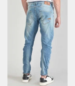Jeans tapered , lengte 34