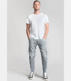 Jeans tapered , lengte 34