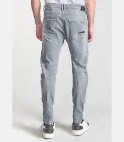 Jeans tapered , lengte 34