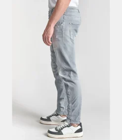 Jeans tapered , lengte 34