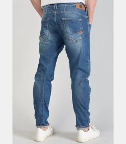 Jeans tapered , lengte 34