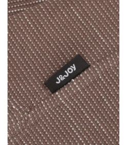 Kaki poloshirt voor heren met contrasterende afwerkingen