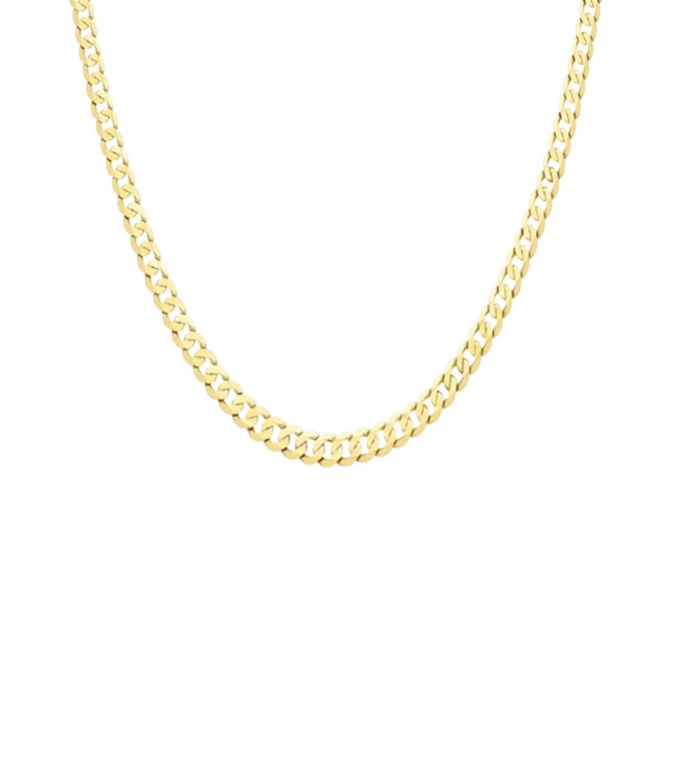 Ketting 9 Karaat 51cm -goudkleurig