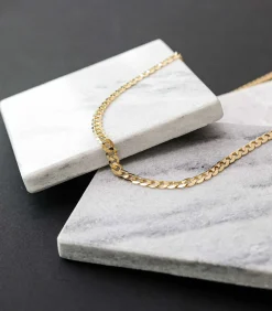 Ketting 9 Karaat 51cm -goudkleurig