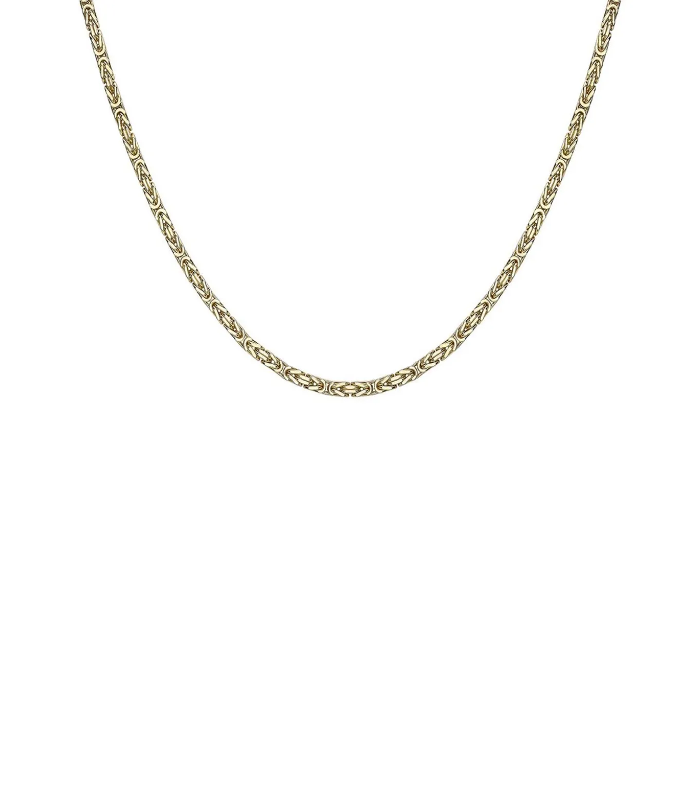 Ketting 9 Karaat 56cm -goudkleurig