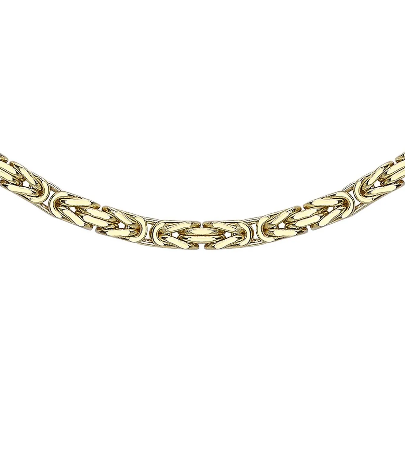 Ketting 9 Karaat 56cm -goudkleurig