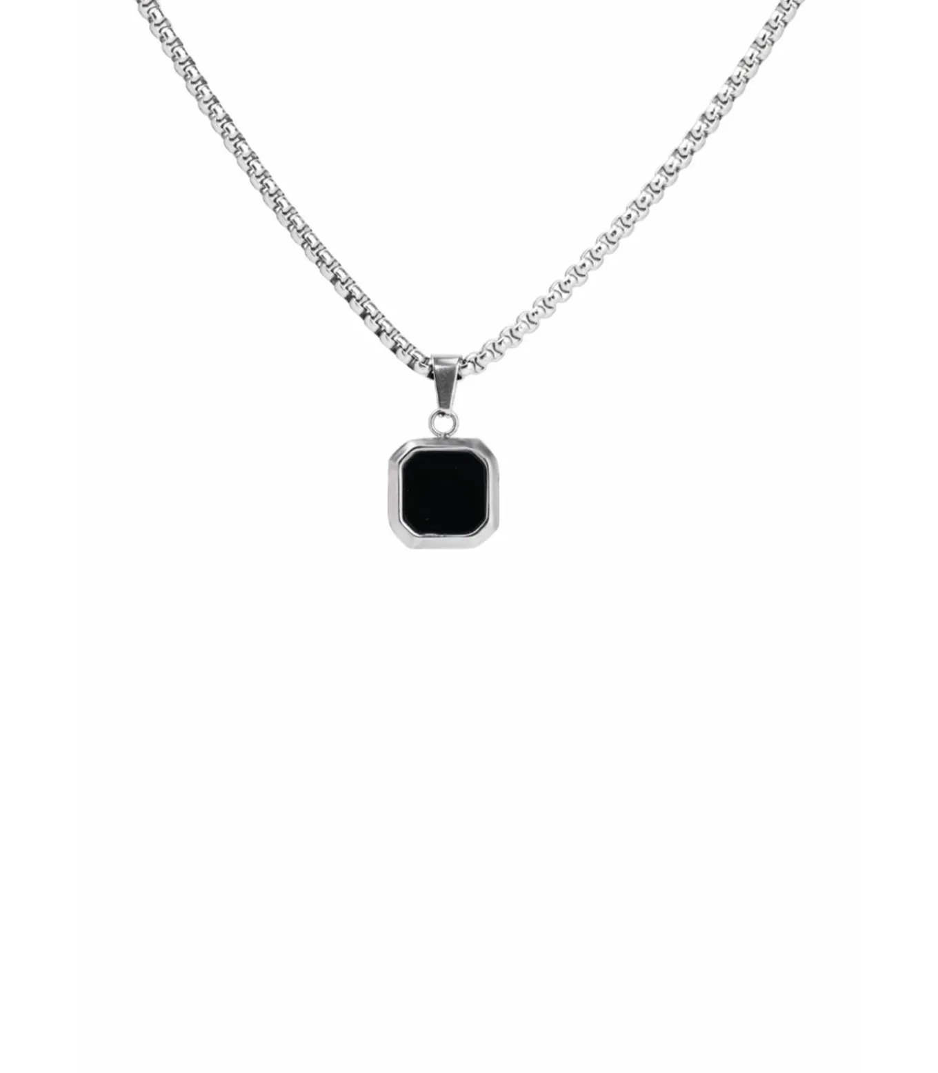 Ketting Met Hanger “Square Pendant”