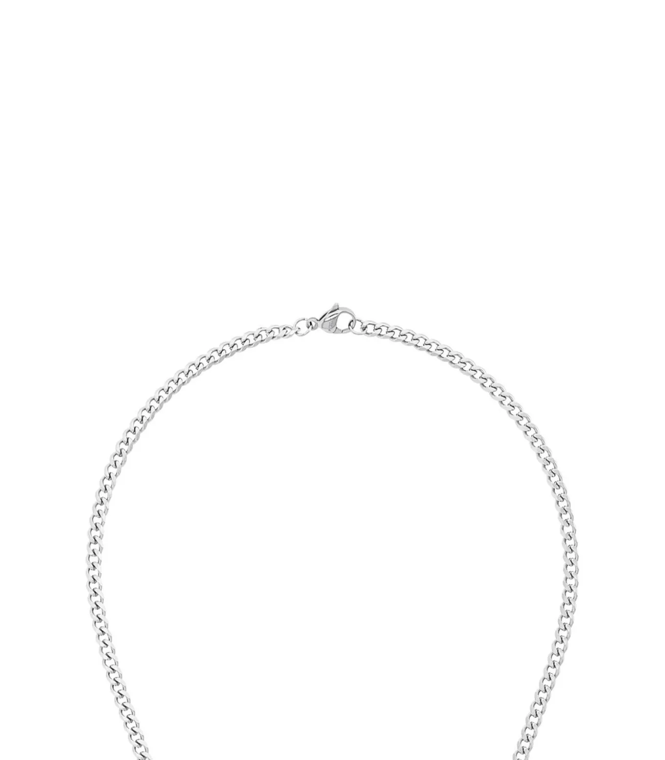 Ketting met hanger voor mannen, kruis van roestvrij staal