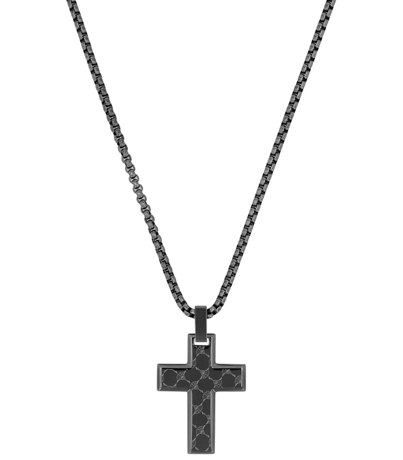 Ketting met hanger voor mannen, kruis van roestvrij staal