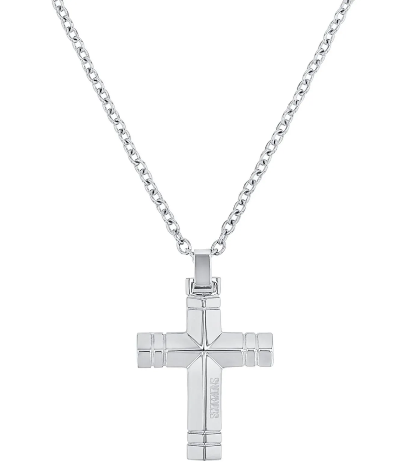 Ketting met hanger voor vrouwen en mannen, unisex, roestvrij staal | kruis