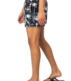 Korte Zwemshort Met Trekkoord Print