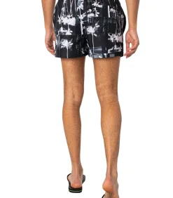 Korte Zwemshort Met Trekkoord Print