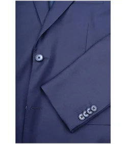 Kostuum Wol Royal Blauw