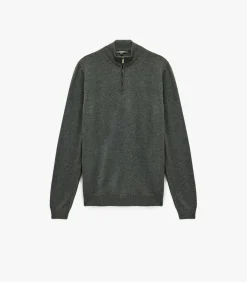Koton Half Zippered Knit Sweater