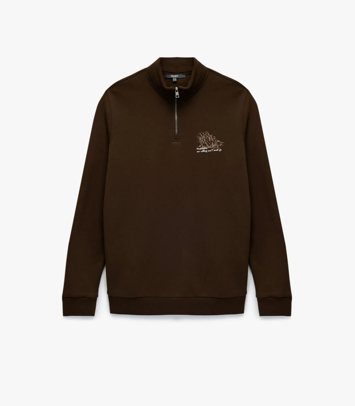 Koton Half Zippered Sweatshirt