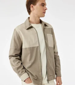 Koton Long Sleeve Zippered Shirt