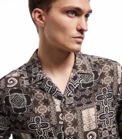 Koton Patterned Viscose Shirt